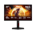 G4 25G4ZR pantalla para PC 62 2 cm (24.5") 1920 x 1080 Pixeles LCD Negro  Rojo