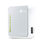 TL-MR3020 router inalmbrico Ethernet rpido Banda nica (2 4 GHz) Gris  Blanco