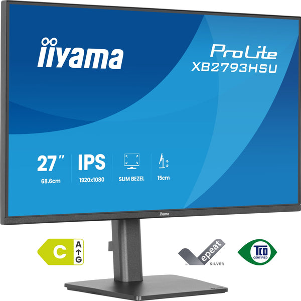 ProLite XB2793HSU-B1 pantalla para PC 68 6 cm (27") 1920 x 1080 Pixeles Full HD LED Negro