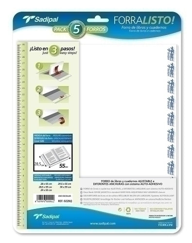 FORRO AJUST.SADIPAL 28 5x55 BLISTER 5 - Pack de 25 unidades