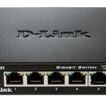 DGS-105 switch No administrado L2 Gigabit Ethernet (10/100/1000) Escritorio Negro