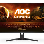 G2 C32G2ZE/BK pantalla para PC 80 cm (31.5") 1920 x 1080 Pixeles Full HD LED Negro  Rojo