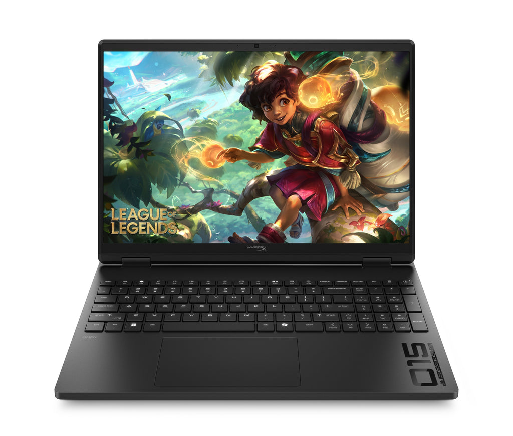 HyperX OMEN 15 inch Gaming Laptop PC 15-gb0017ns AMD Ryzen 5 38 9 cm (15.3") 2K 16 GB DDR5-SDRAM NVIDIA GeForce RTX 5050 Wi-Fi 6 (802.11ax) FreeDOS AI PC Negro