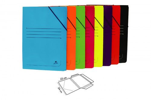 CARPETA CARTON 500 GR. PLASTIFICADO BRILLO FOLIO GOMA SOLAPA VERDE MARIOLA 1523VE