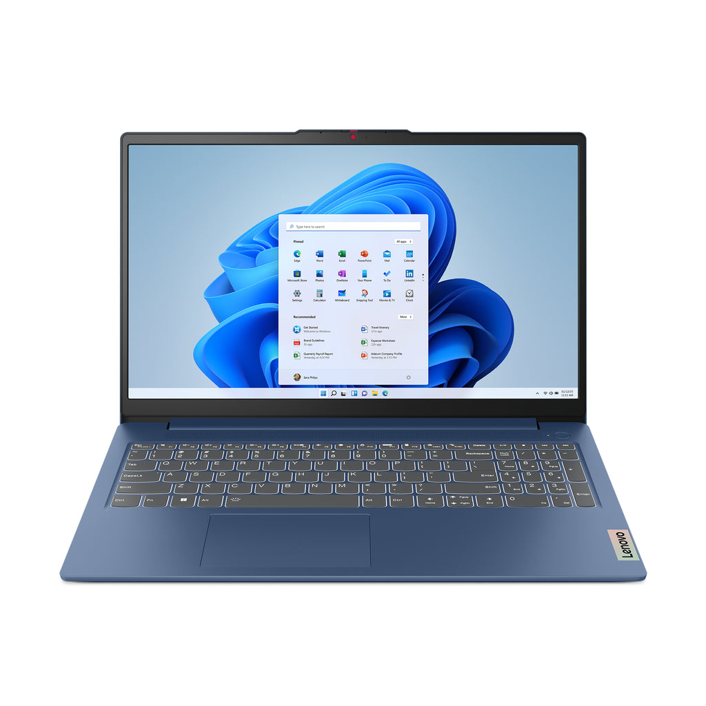 IdeaPad Slim 3 15ABR8 AMD Ryzen 7 5825U Porttil 39 6 cm (15.6") Full HD 16 GB DDR4-SDRAM 512 GB SSD Wi-Fi 6 (802.11ax) Windows 11 Home Azul Espaol