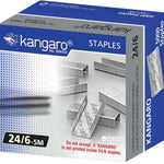 CAJA 5.000 GRAPAS 24/6-5M (5.000 UD) KANGARO KG2465M