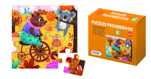 PUZZLE DE 16 PIEZAS - A PARTIR DE 2 5 AOS DOHE 65004