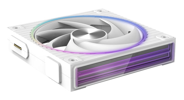 ZM-DF120 WHITE sistema de refrigeracin para ordenador Placa base Ventilador 12 4 cm Blanco 1 pieza(s)