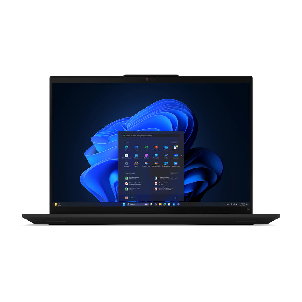 ThinkPad L16 Gen 2 (Intel) Intel Core Ultra 5 225U Porttil 40 6 cm (16") WUXGA 16 GB DDR5-SDRAM 512 GB SSD Wi-Fi 6E (802.11ax) Windows 11 Pro Espaol Negro