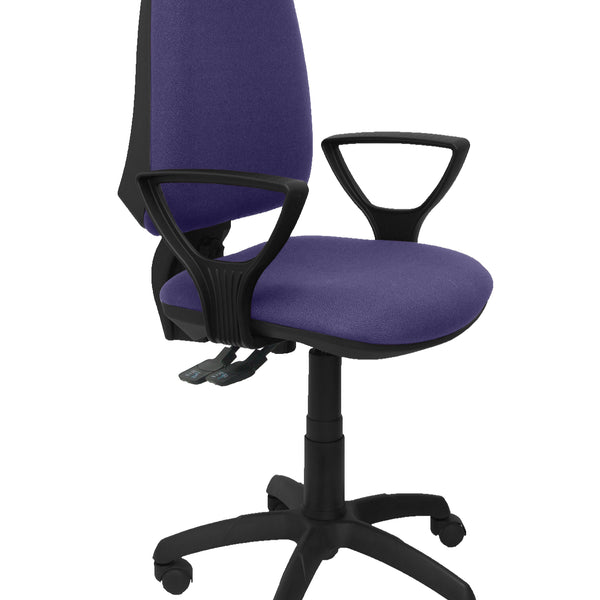 Silla Elche S bali azul claro brazos fijos