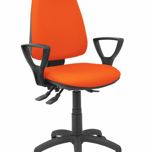 Silla Elche S bali naranja oscuro brazos fijos