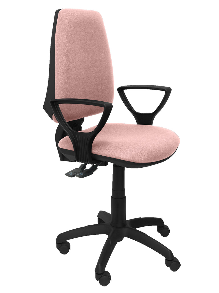 Silla Elche S bali rosa plido brazos fijos