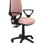 Silla Elche S bali rosa plido brazos fijos