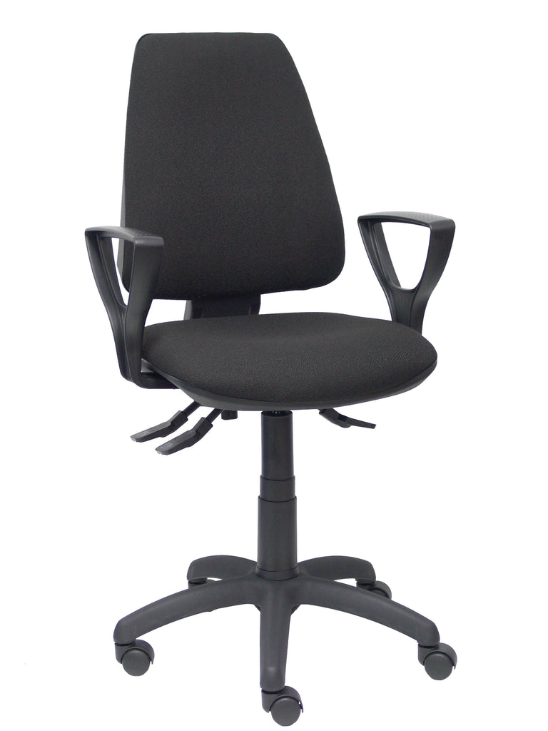 Silla Elche sincro bali negro brazos fijos