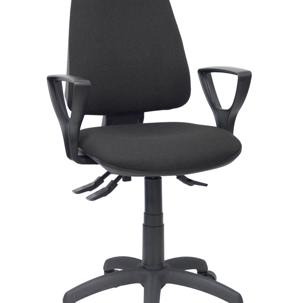 Silla Elche sincro bali negro brazos fijos