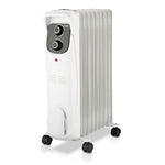 OH-009.006A calefactor elctrico Interior Negro  Blanco 2000 W Radiador de aceite elctrico
