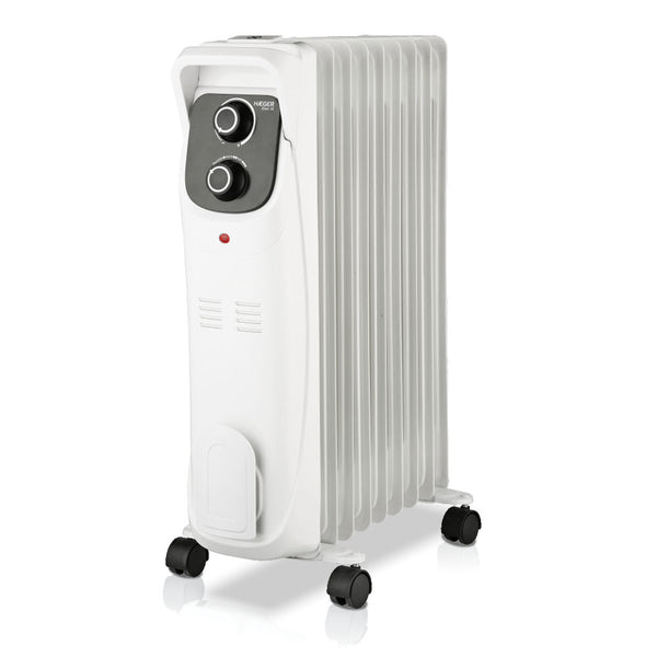 OH-009.006A calefactor elctrico Interior Negro  Blanco 2000 W Radiador de aceite elctrico