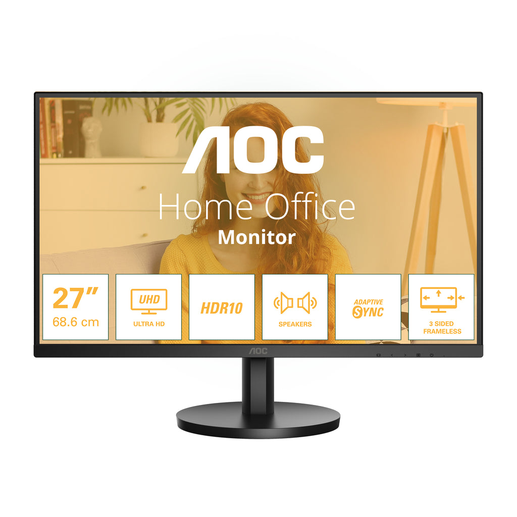 B3 U27B3A pantalla para PC 68 6 cm (27") 3840 x 2160 Pixeles 4K Ultra HD LCD Negro