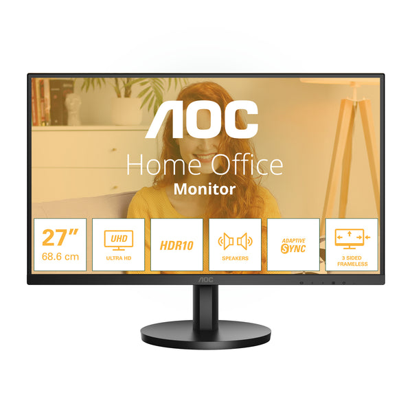 B3 U27B3A pantalla para PC 68 6 cm (27") 3840 x 2160 Pixeles 4K Ultra HD LCD Negro