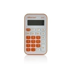 CALCULADORA BOLS.OFF.BOX 8 DIG. NARANJA