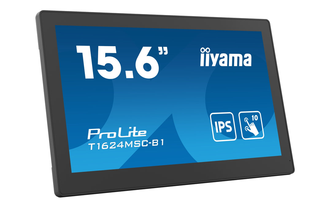 T1624MSC-B1 pantalla para PC 39 6 cm (15.6") 1920 x 1080 Pixeles Full HD LED Pantalla tctil Negro