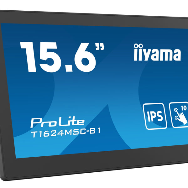 T1624MSC-B1 pantalla para PC 39 6 cm (15.6") 1920 x 1080 Pixeles Full HD LED Pantalla tctil Negro