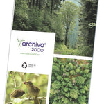 Expositor Sobremesa en Forma de L A3 Vertical Cristal