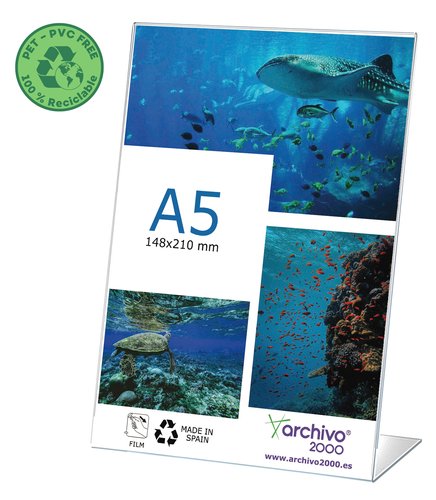 EXPOSITOR SOBR. L A5 VERT. FLEX.CRISTAL