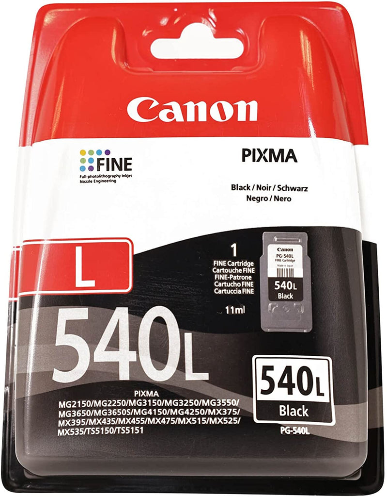 PG-540L cartucho de tinta 1 pieza(s) Original Rendimiento estndar Negro