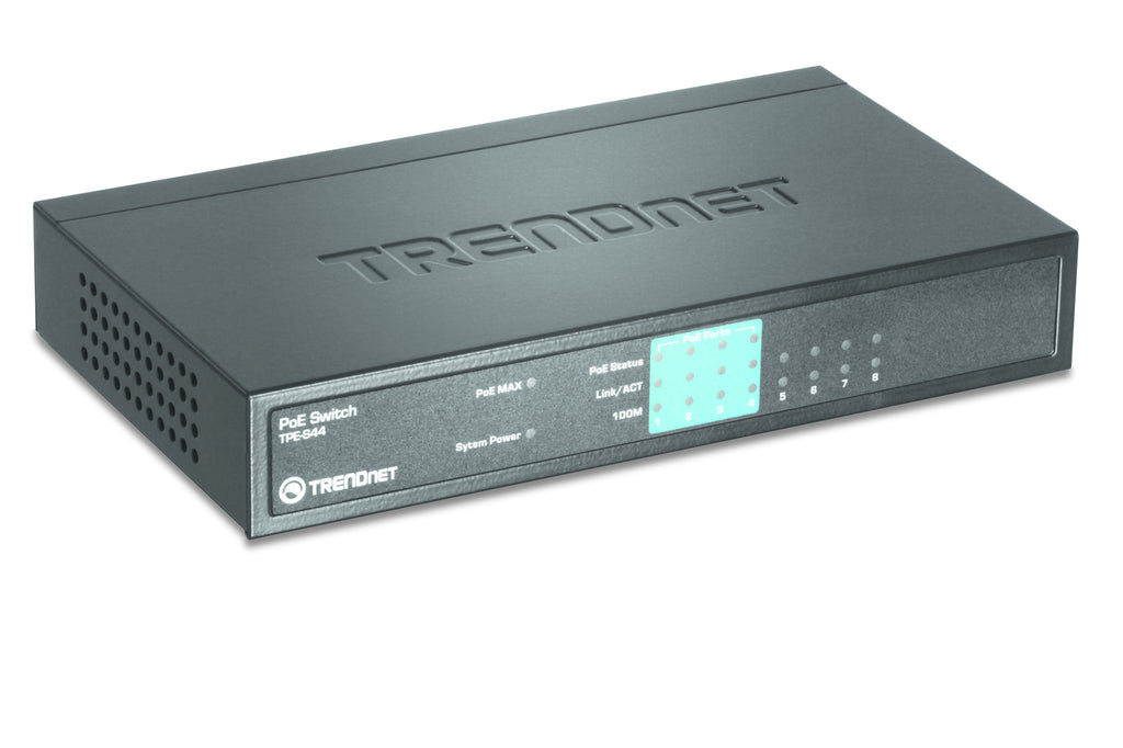 TPE-S44 switch No administrado Energa sobre Ethernet (PoE) Azul