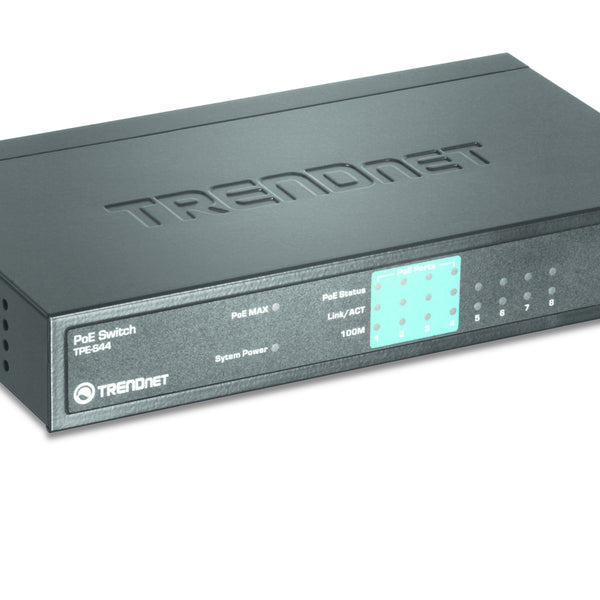 TPE-S44 switch No administrado Energa sobre Ethernet (PoE) Azul