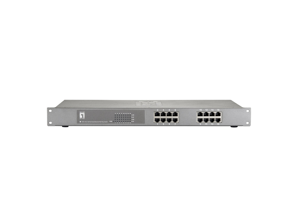 FEP-1612W380 switch Fast Ethernet (10/100) Energa sobre Ethernet (PoE) Gris