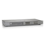 Switch Fast Ethernet PoE de 16 puertos  480W  802.3at PoE+