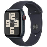 Apple Watch SE 3 GPS + Cellular 44mm Aluminio Negro y Correa Deportiva Negro (Midnight) - Talla M/L
