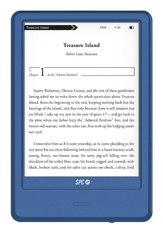 Dickens Light 2 Pro lectore de e-book Pantalla tctil 8 GB Azul