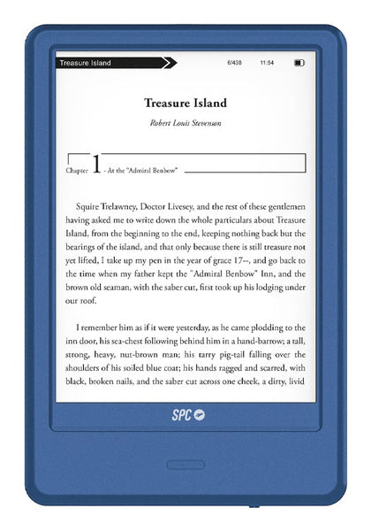 Dickens Light 2 Pro lectore de e-book Pantalla tctil 8 GB Azul