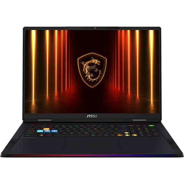 Raider 18 HX AI A2XWJG-459ES Intel Core Ultra 9 285HX Porttil 45 7 cm (18") UHD+ 64 GB DDR5-SDRAM 2 TB SSD NVIDIA GeForce RTX 5090 Wi-Fi 7 (802.11be) Windows 11 Home Negro