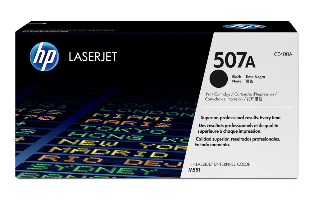 Cartucho de tner original LaserJet 507A negro