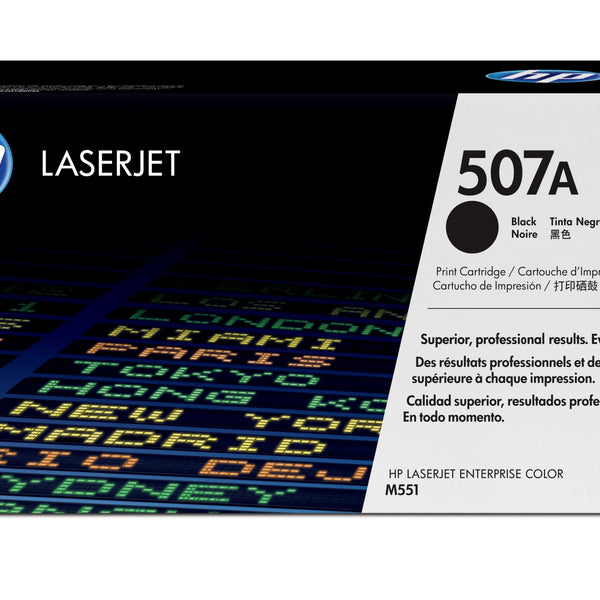 Cartucho de tner original LaserJet 507A negro