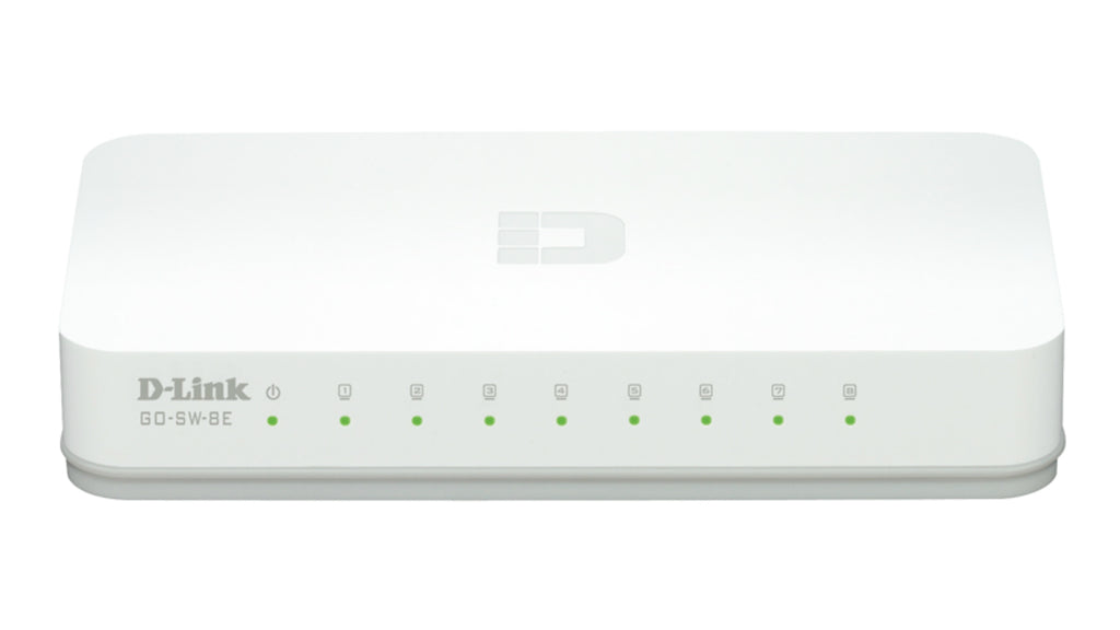 GO-SW-8E/E switch No administrado Fast Ethernet (10/100) Blanco