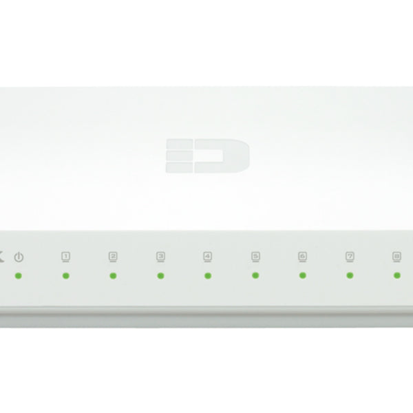 GO-SW-8E/E switch No administrado Fast Ethernet (10/100) Blanco