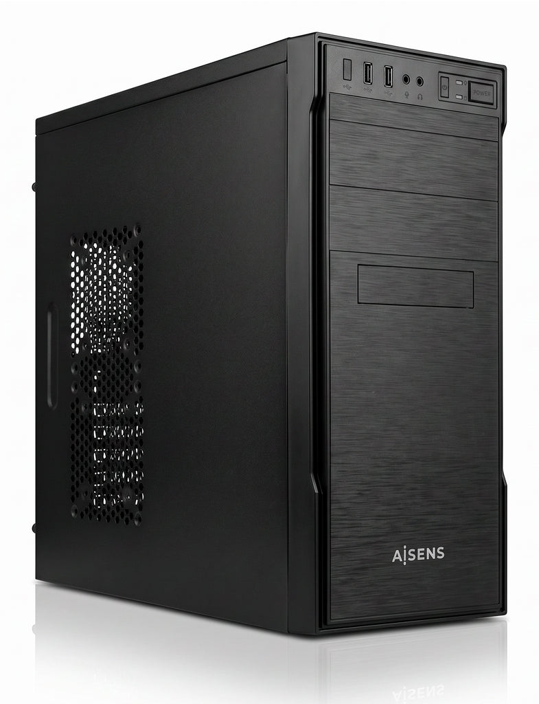 Caja Torre PC ATX con Fuente APSU-350APC  Negra