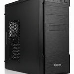 Caja Torre PC ATX con Fuente APSU-350APC  Negra