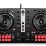INPULSE 300 MK2 Controladora con opcin de realizar scratch utilizando discos de vinilo Negro  Rojo