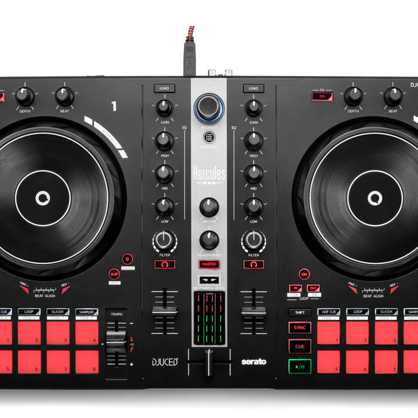INPULSE 300 MK2 Controladora con opcin de realizar scratch utilizando discos de vinilo Negro  Rojo