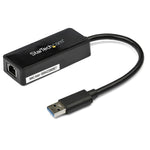 Adaptador de Red Ethernet USB 3.0 - Adaptador NIC con Soporte para USB - USB a RJ45 - con Puerto USB de Paso