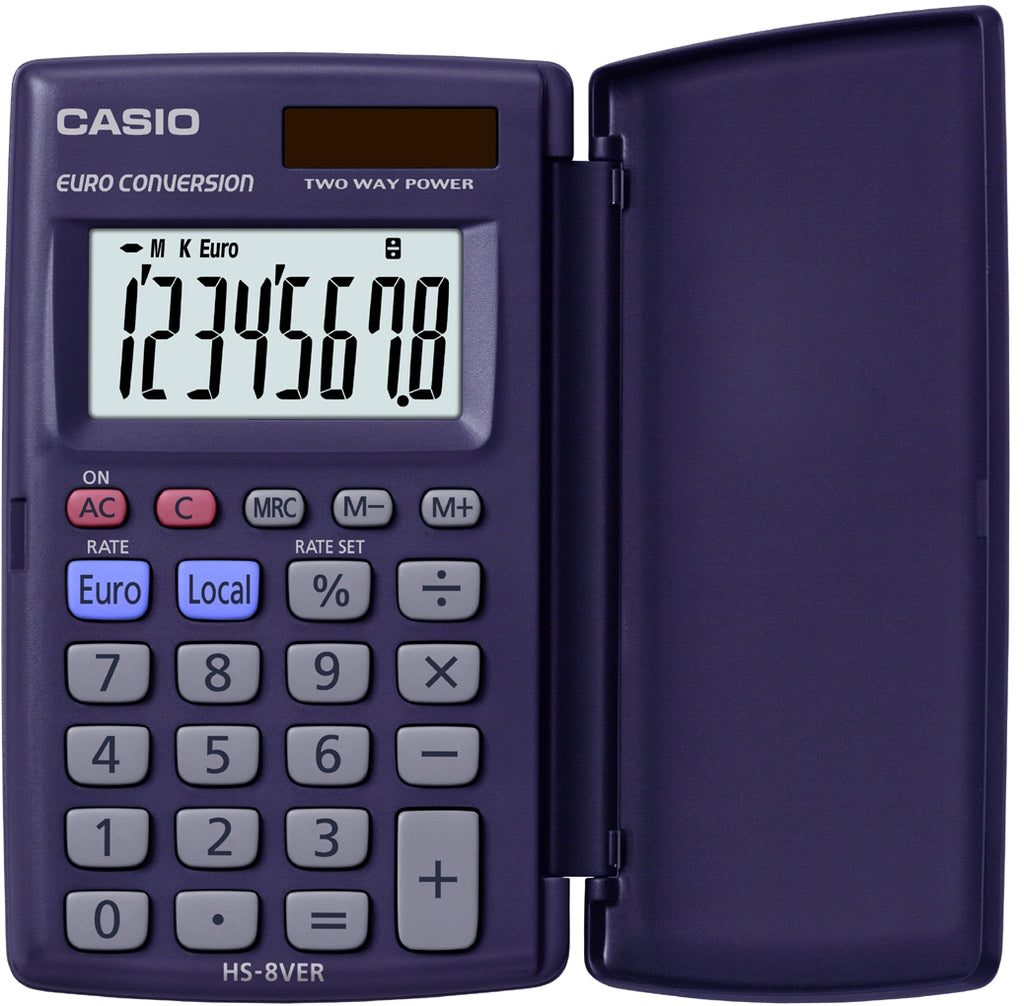 HS-8VER calculadora Bolsillo Calculadora bsica Azul