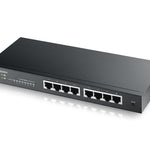 GS1900-8 Gestionado L2 Gigabit Ethernet (10/100/1000) Negro