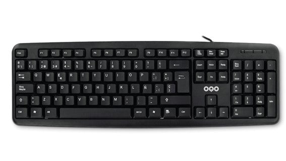 OQO-T001-U teclado USB QWERTY Espaol Negro