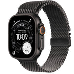 Apple Watch Ultra 3 GPS + Cellular 49mm Titanio Negro con Correa Milanese Loop en Titanio Negro - Talla L
